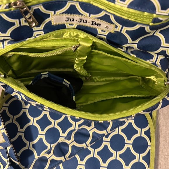 Ju-Ju-Be Be Prepared Diaper Bag Backpack Royal Envy Blue Royal Envy Green Geom - Picture 5 of 11